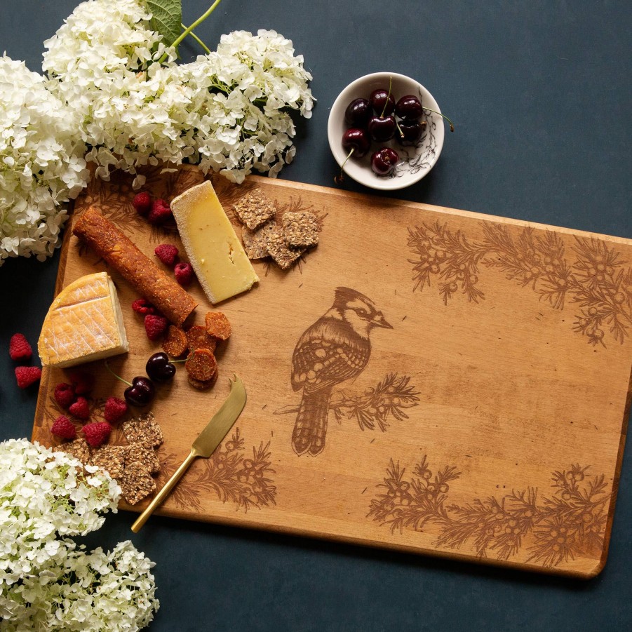 Serving & Tableware JK Adams Illustrated Serving Boards | Laura Zindel Maple Artisan Serving Board