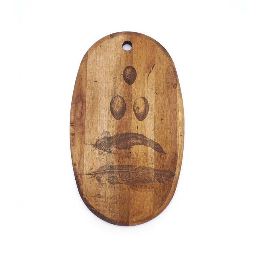 Serving & Tableware JK Adams Illustrated Serving Boards | Laura Zindel Maple Artisan Oval Board