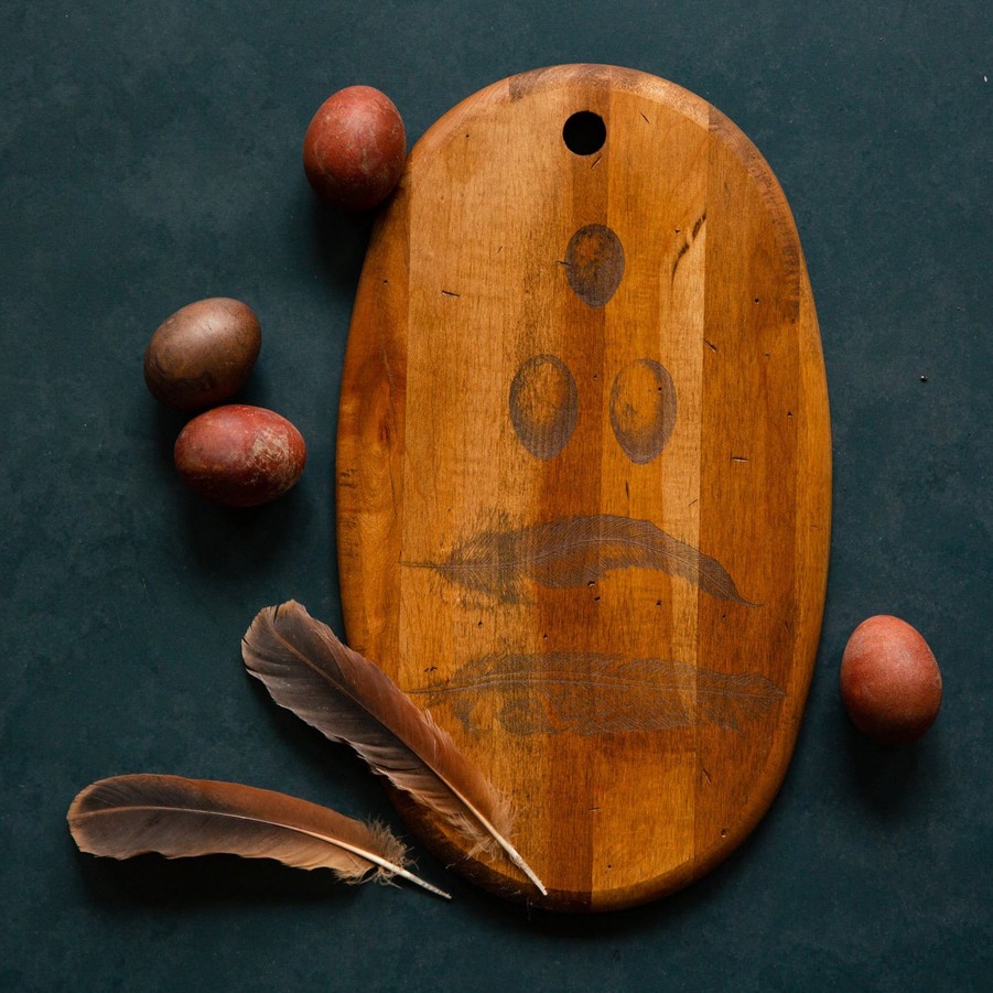 Serving & Tableware JK Adams Illustrated Serving Boards | Laura Zindel Maple Artisan Oval Board