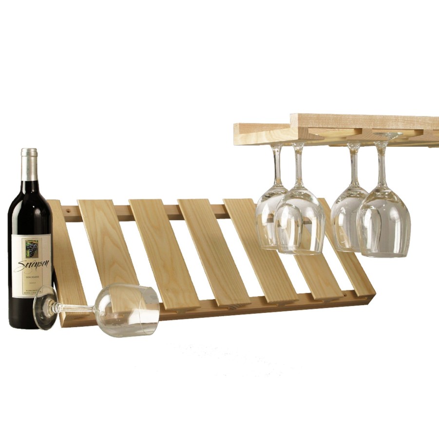 Wine Racks & Kitchen Storage JK Adams Wine Racks | Under Cabinet Stemware Rack