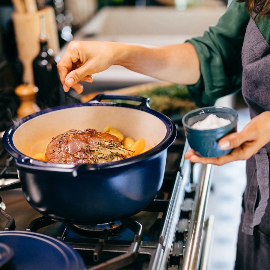 Baking & Cookware JK Adams Dutch Ovens | Emile Henry Sublime Blue Dutch Oven