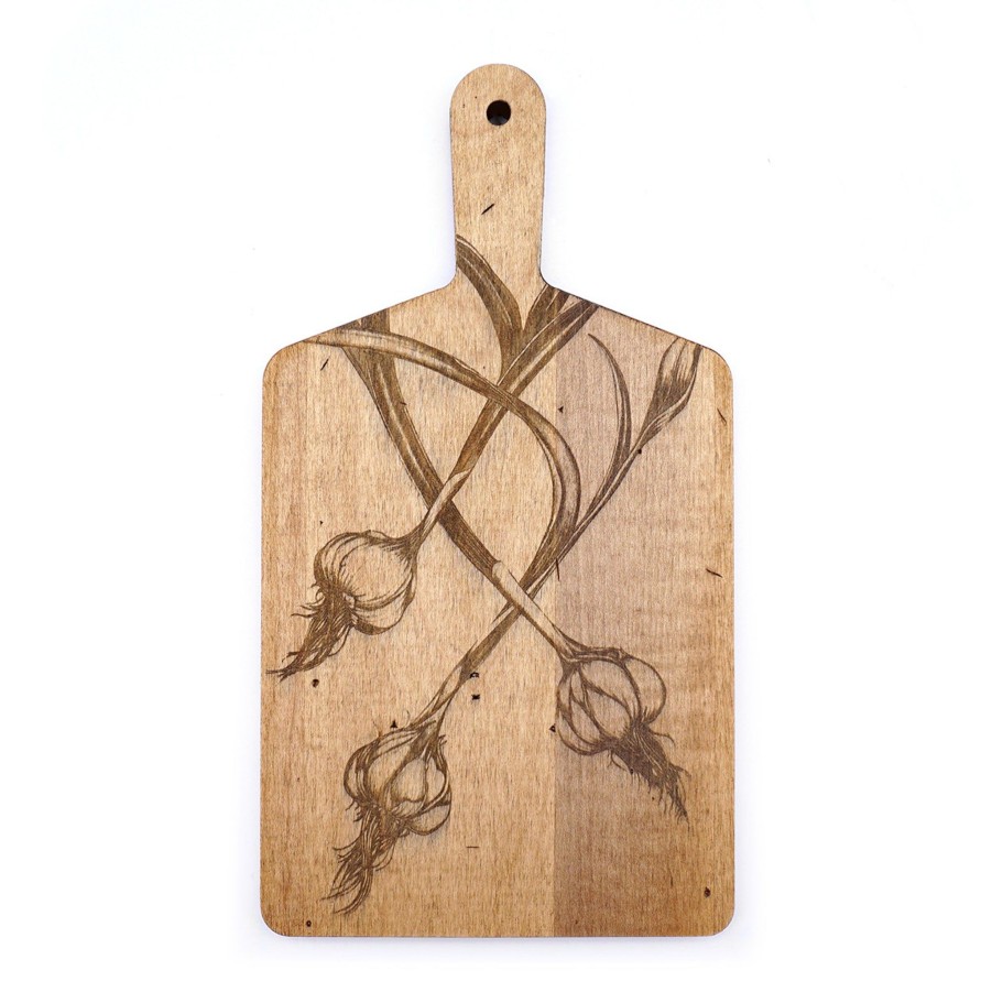 Serving & Tableware JK Adams Illustrated Serving Boards | Laura Zindel Artisan Maple Rectangle Handled Serving Board