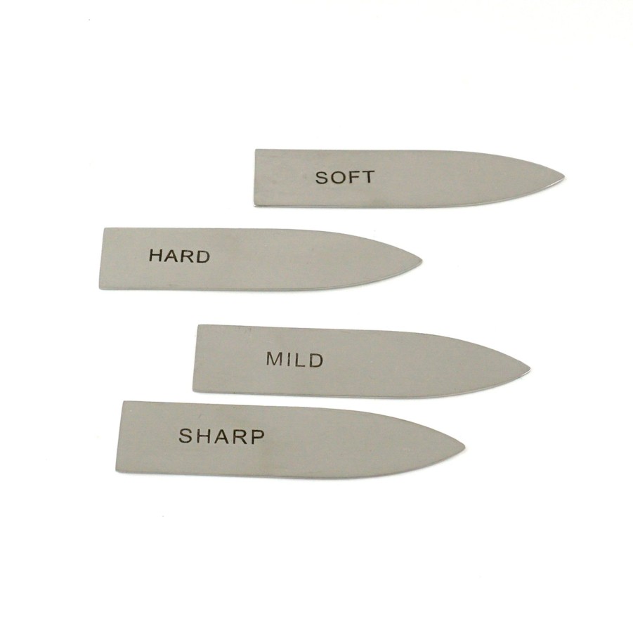 Serving & Tableware JK Adams Cheese Knives | Stainless Steel Cheese Markers (Set Of 4)