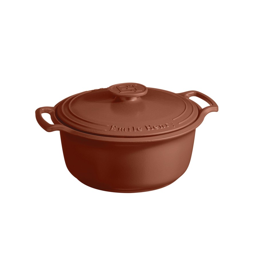 Baking & Cookware JK Adams Dutch Ovens | Emile Henry Sublime Sienna Red Dutch Oven