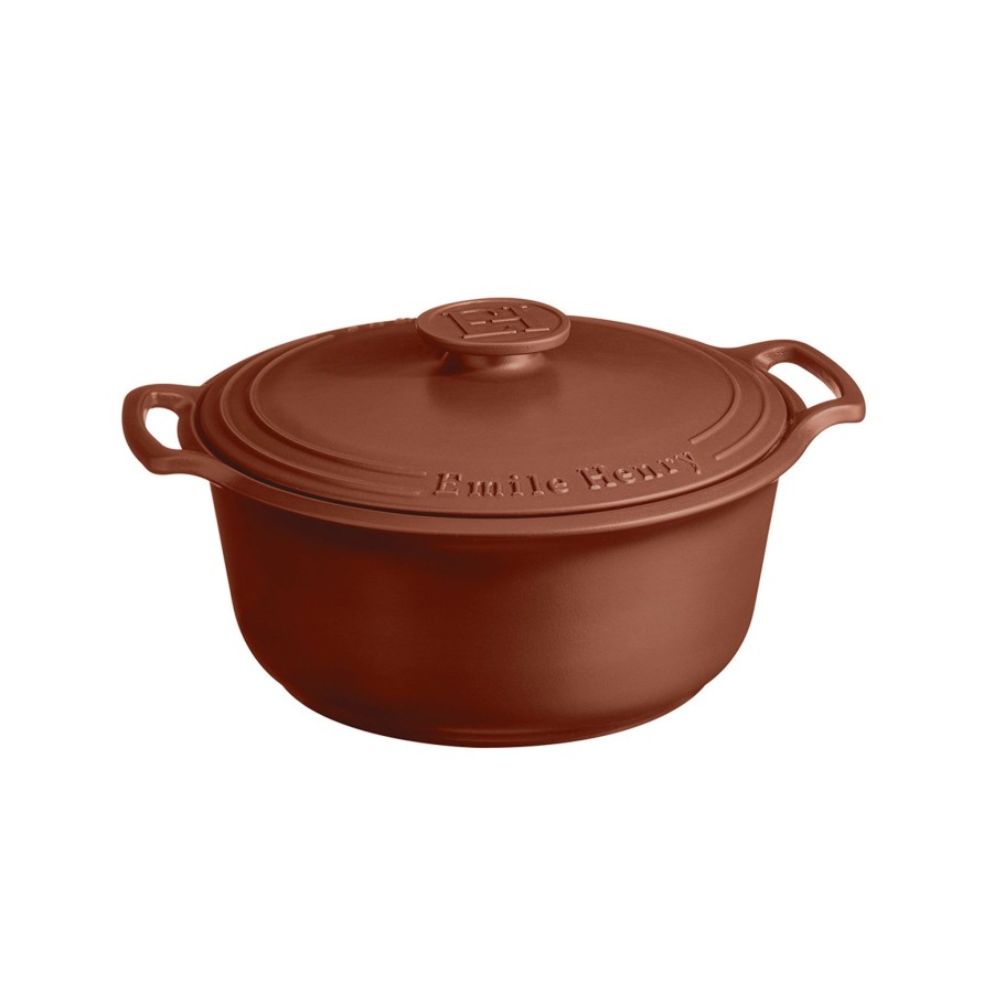 Baking & Cookware JK Adams Dutch Ovens | Emile Henry Sublime Sienna Red Dutch Oven