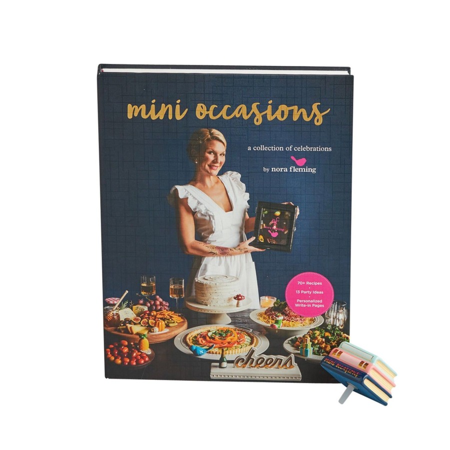 Serving & Tableware JK Adams Nora Fleming | Nora Fleming Mini Occasions Book With Stack Of Book Mini