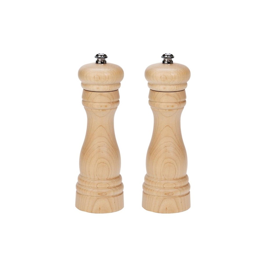 Serving & Tableware JK Adams Salt & Pepper Mills | Fletcher'S Mill 6" Maple Salt & Pepper Mill Set