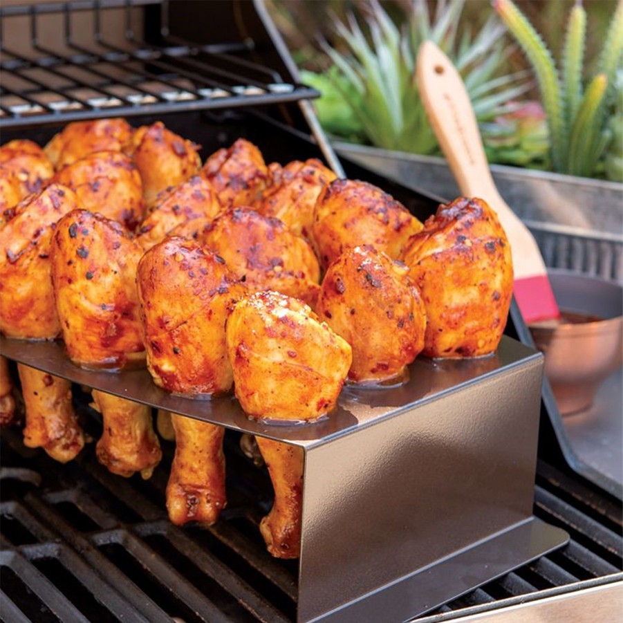 Baking & Cookware JK Adams Bbq & Grill | Chicken Leg Griller & Jalapeno Roaster