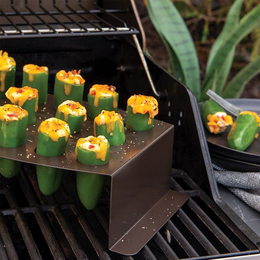 Baking & Cookware JK Adams Bbq & Grill | Chicken Leg Griller & Jalapeno Roaster