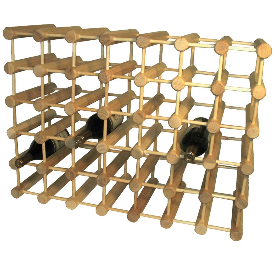 Wine Racks & Kitchen Storage JK Adams Wine Racks | 40 Bottle Wooden Wine Rack