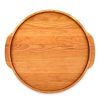 Serving & Tableware JK Adams Wooden Serving Boards | Cherry Round Wooden Serving Tray