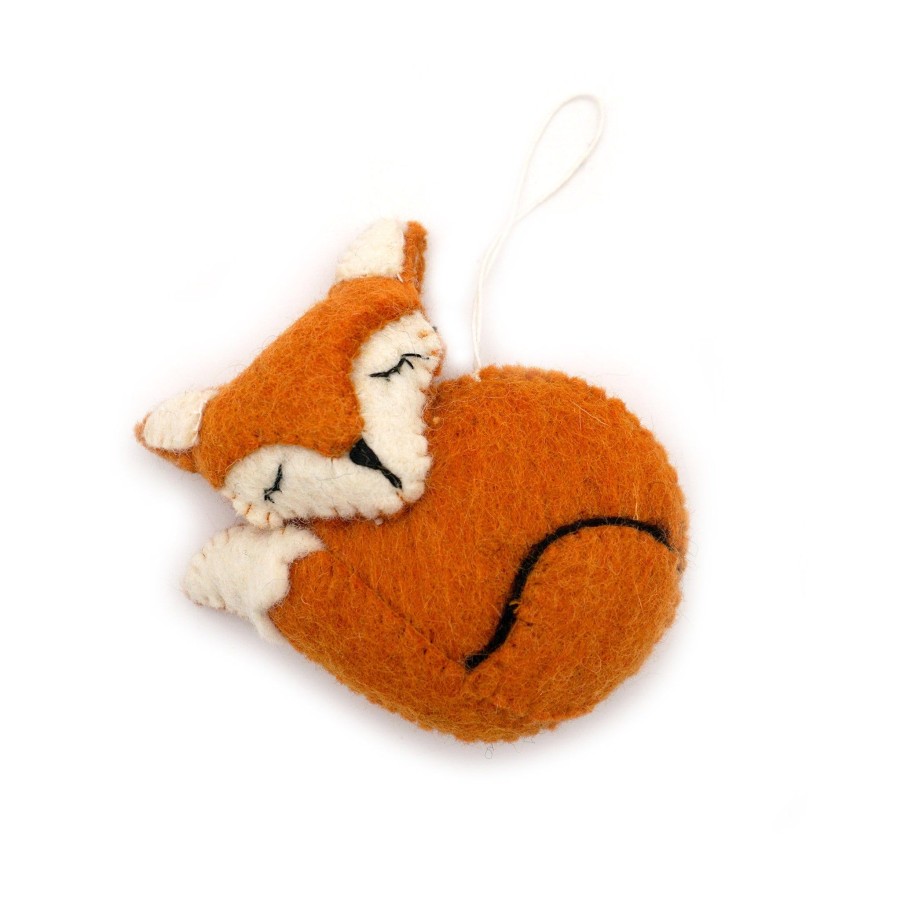 Decor JK Adams Ornaments | Felt Ornament Fox