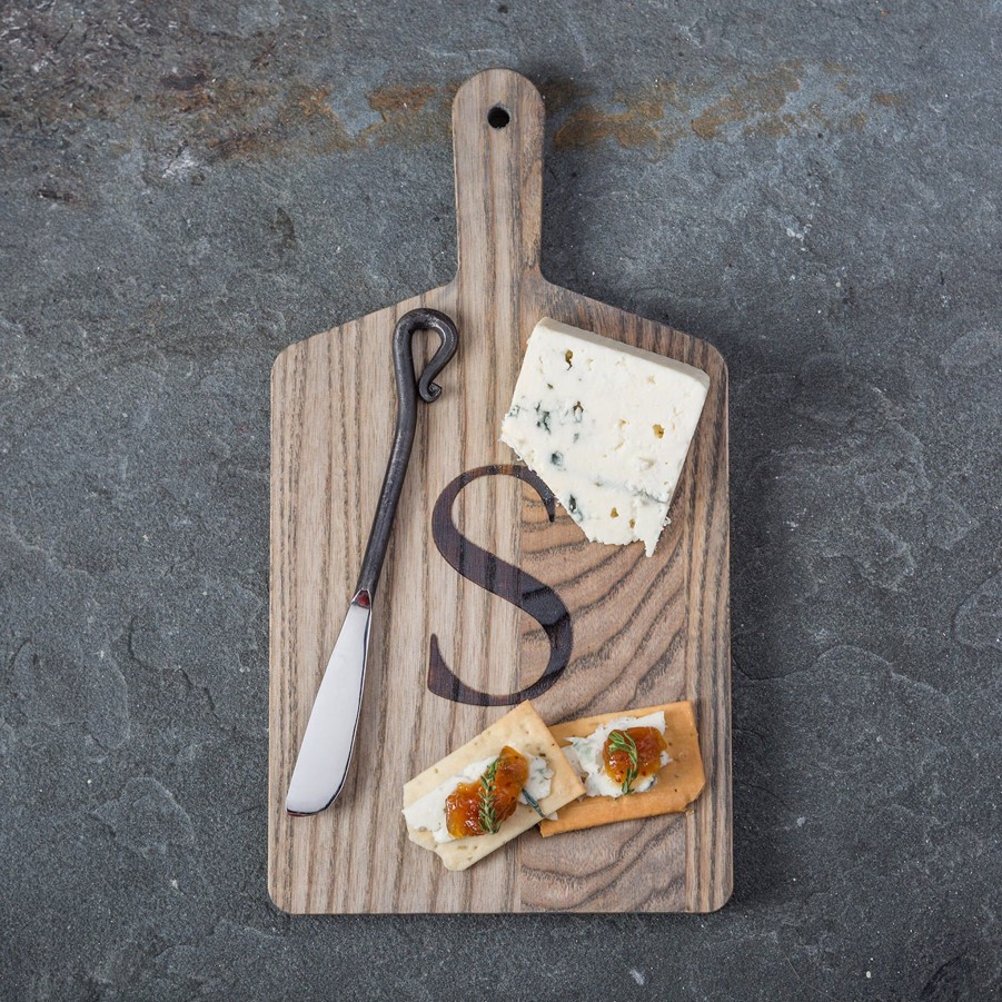 Serving & Tableware JK Adams Wooden Serving Boards | Monogrammed Driftwood Cheese Board Gift Pack