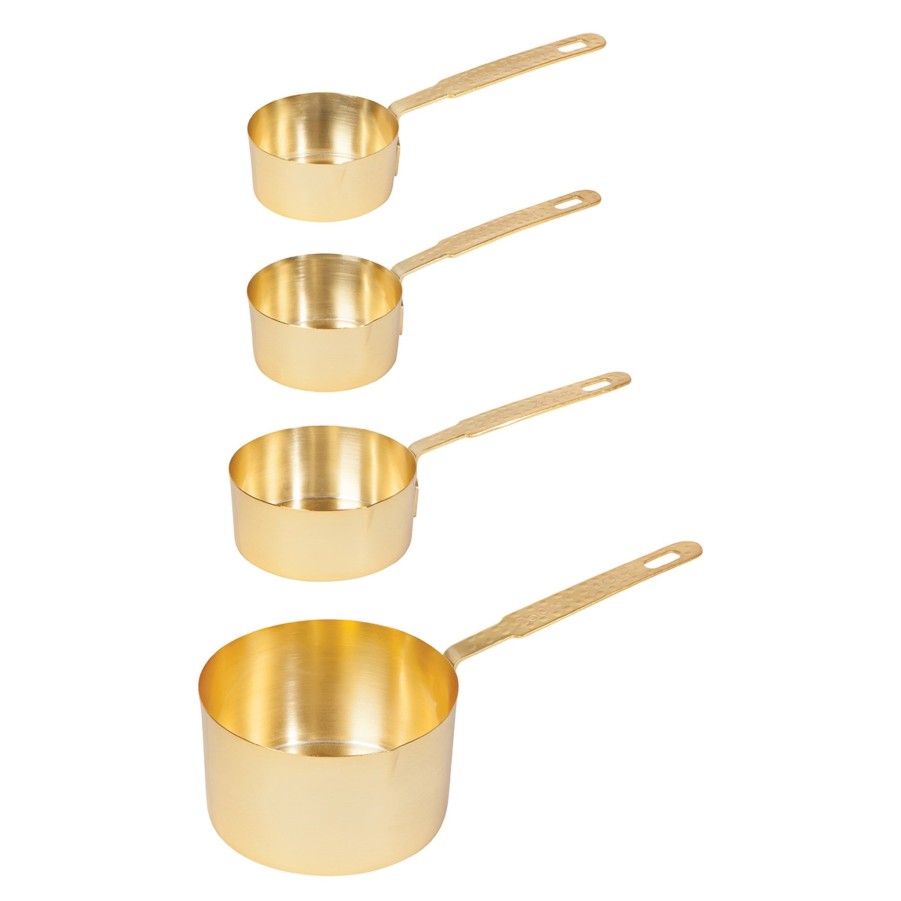 Baking & Cookware JK Adams Baking Tools | Hammered Gold Finish Measuring Cups