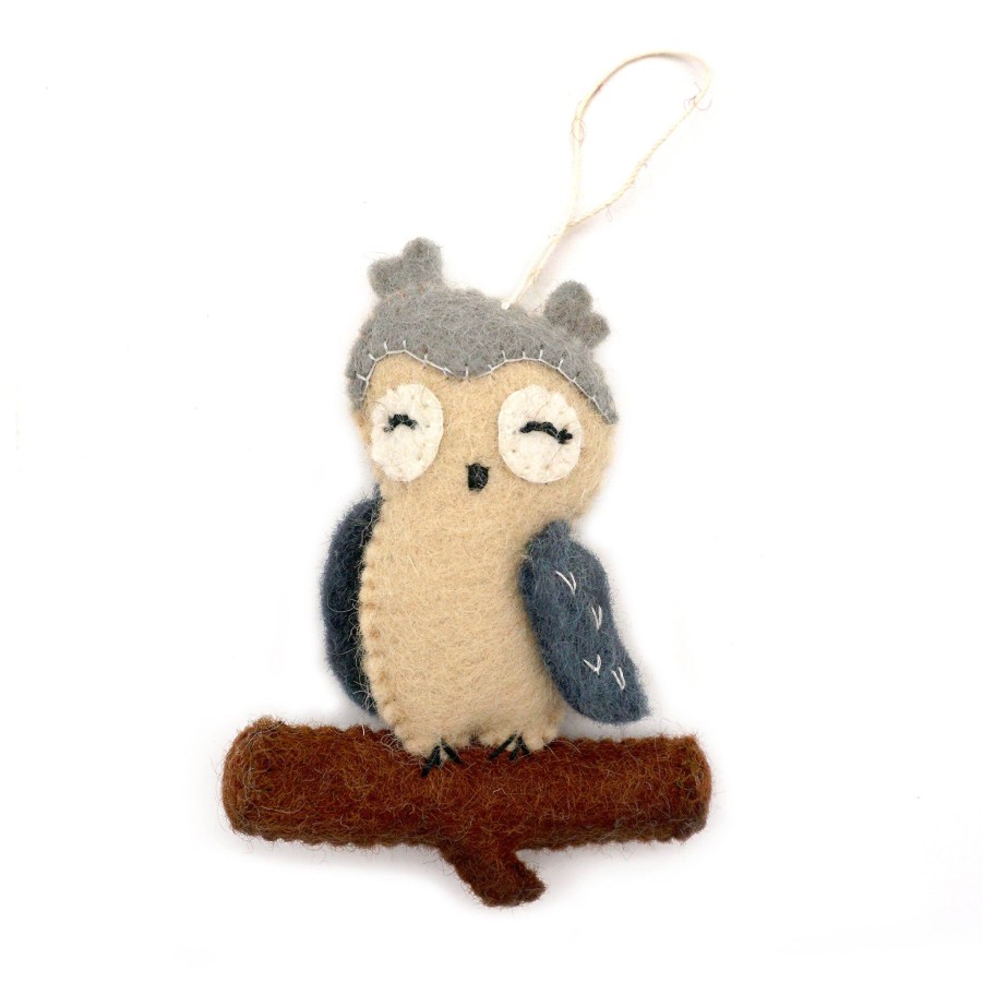 Decor JK Adams Ornaments | Felt Ornament Owl