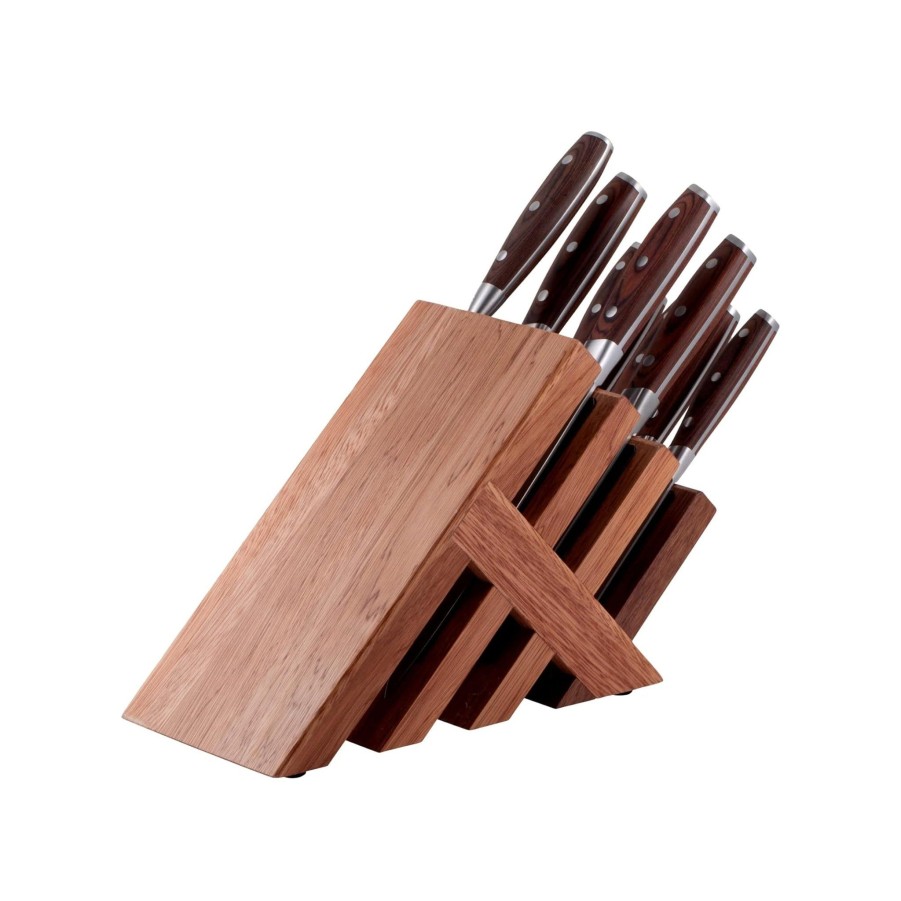 Baking & Cookware JK Adams Knives | Messermeister Avanta 10 Piece Knife Block Set