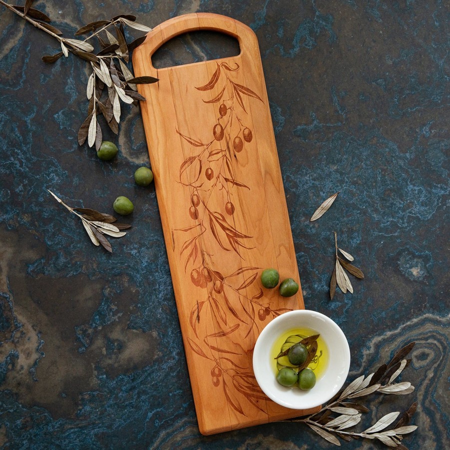 Serving & Tableware JK Adams Illustrated Serving Boards | Laura Zindel Cherry Bread Board