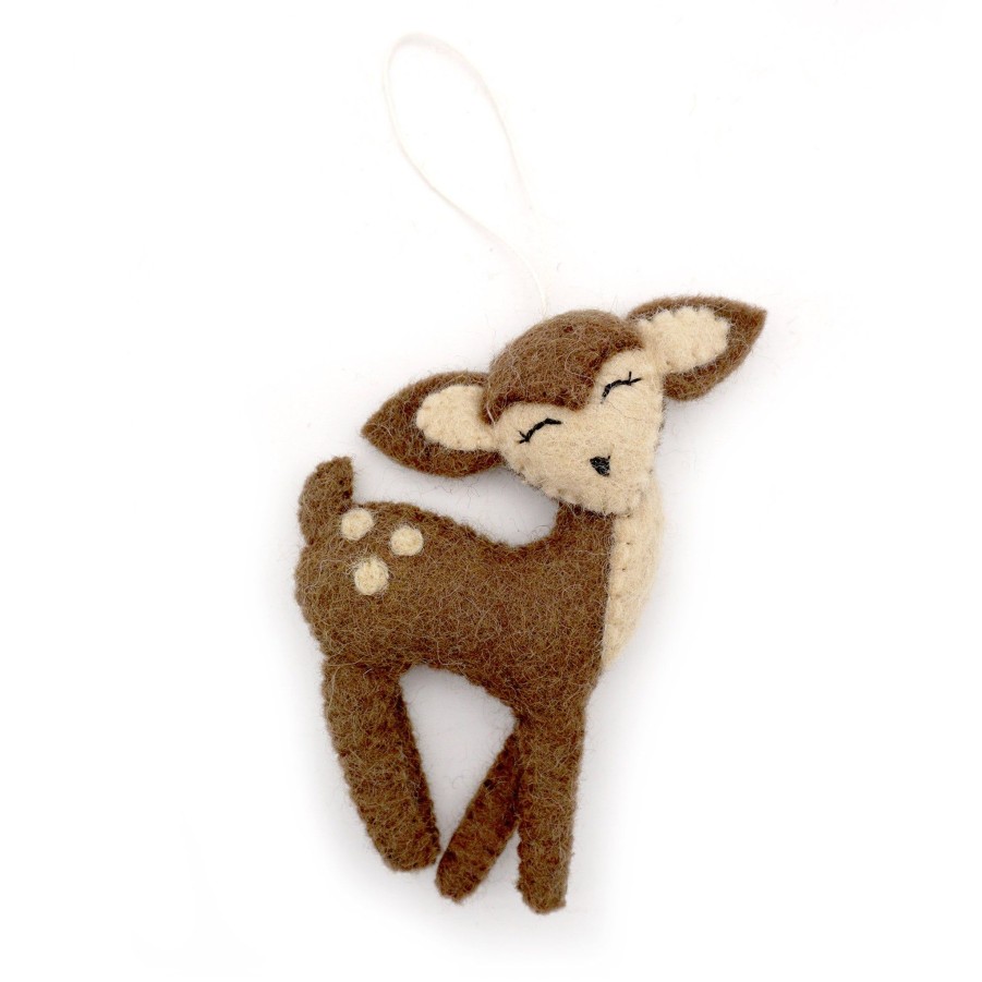 Decor JK Adams Ornaments | Felt Ornament Deer