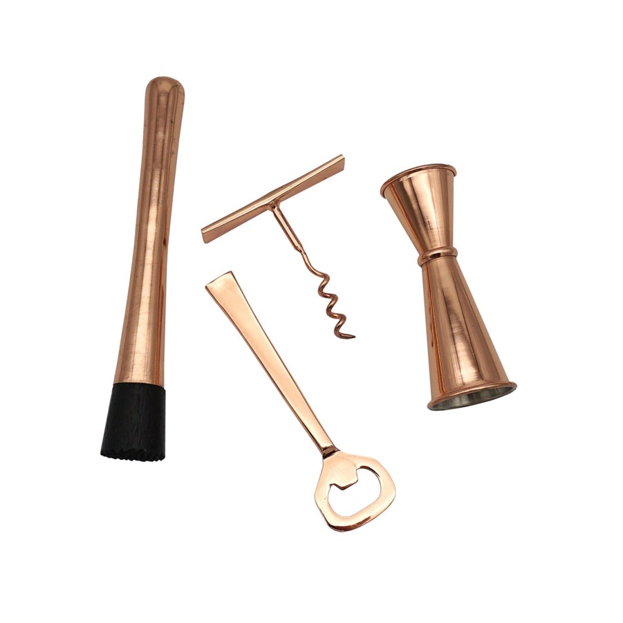 Serving & Tableware JK Adams Barware | 4 Piece Copper Cocktail Set