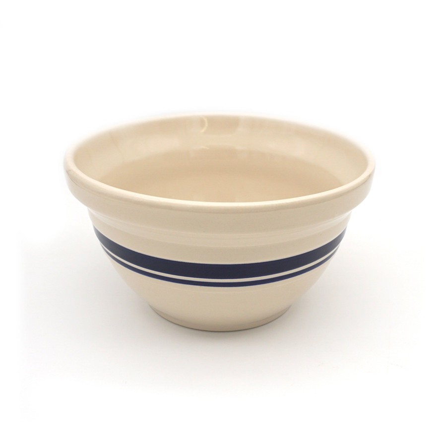 Serving & Tableware JK Adams Serving Bowls & Platters | Blue Stripe Dominion Mixing Bowl