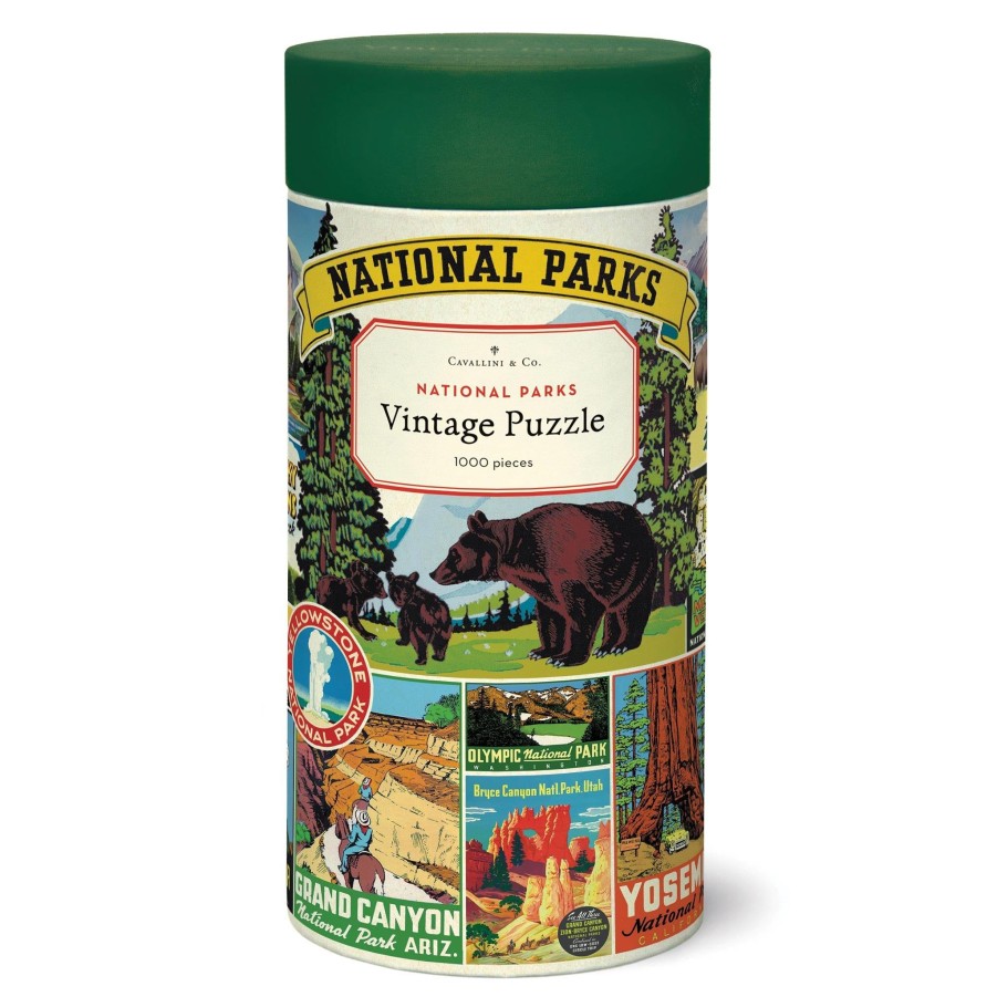 Decor JK Adams | Cavallini 1,000 Piece Puzzle National Parks