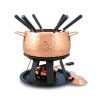 Serving & Tableware JK Adams Serving Bowls & Platters | Hammered Copper Fondue Pot