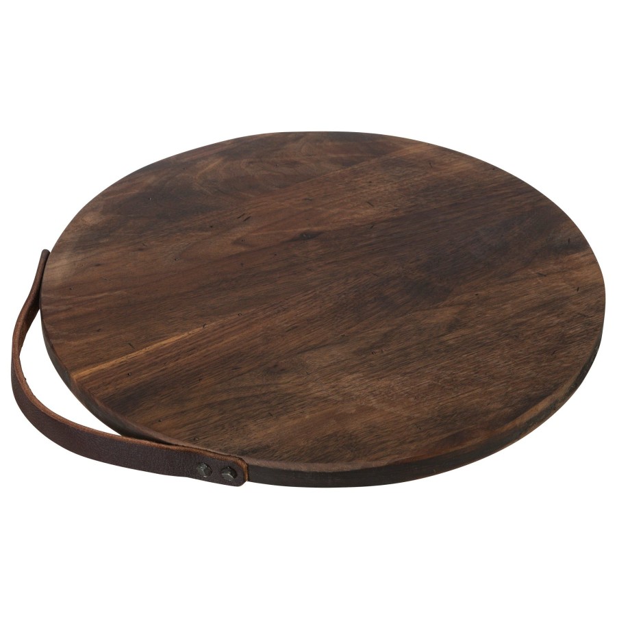 Serving & Tableware JK Adams Wooden Serving Boards | Rustic Walnut Round Serving Board