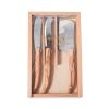 Serving & Tableware JK Adams Cheese Knives | Laguiole Cheese Knife Set Olivewood