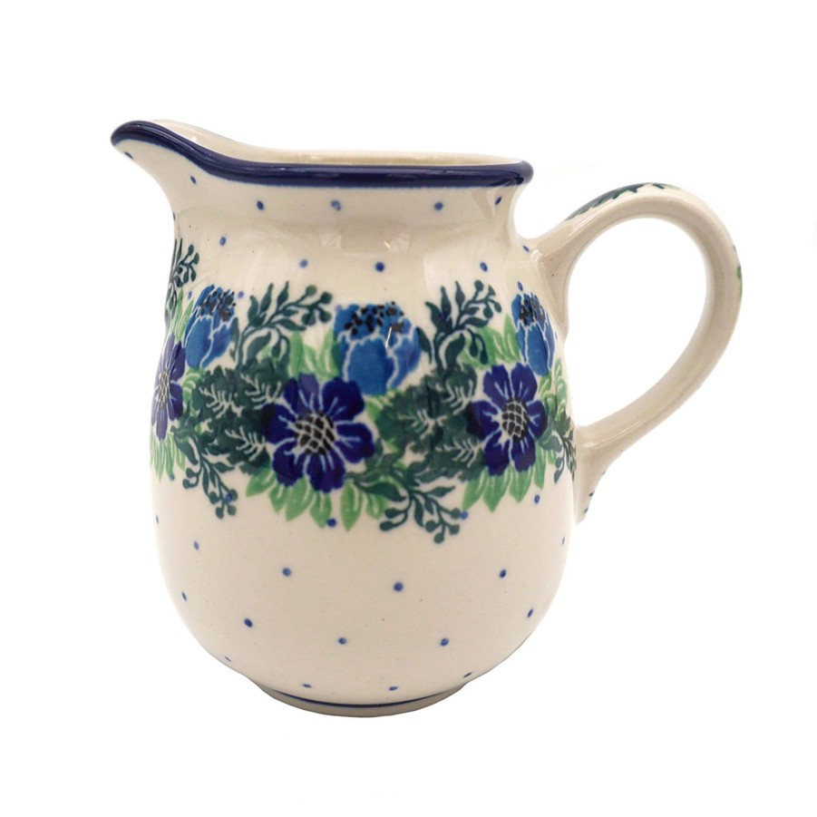 Serving & Tableware JK Adams Polish Pottery | Polish Pottery Syrup Pitcher