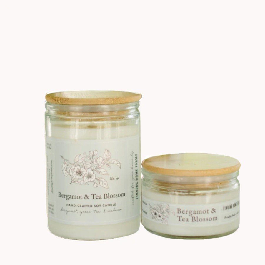 Decor JK Adams Candles | Bergamot & Tea Blossom Soy Candle