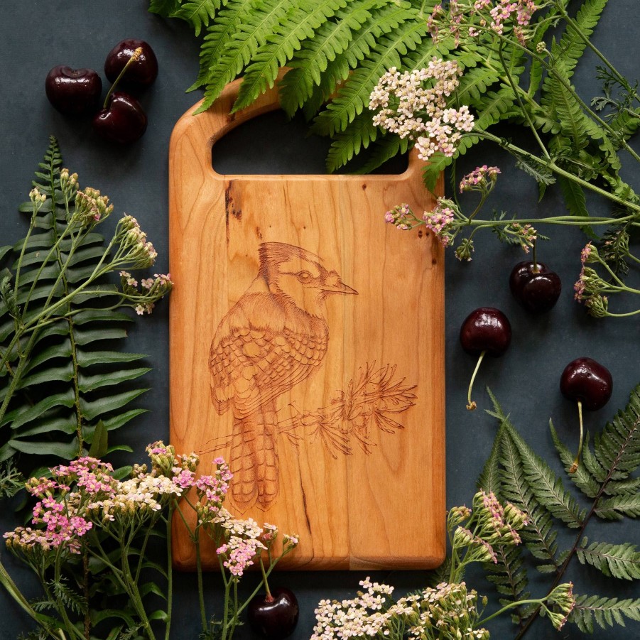 Serving & Tableware JK Adams Charcuterie & Cheese Boards | Laura Zindel Cherry Serving Board With Oval Handle