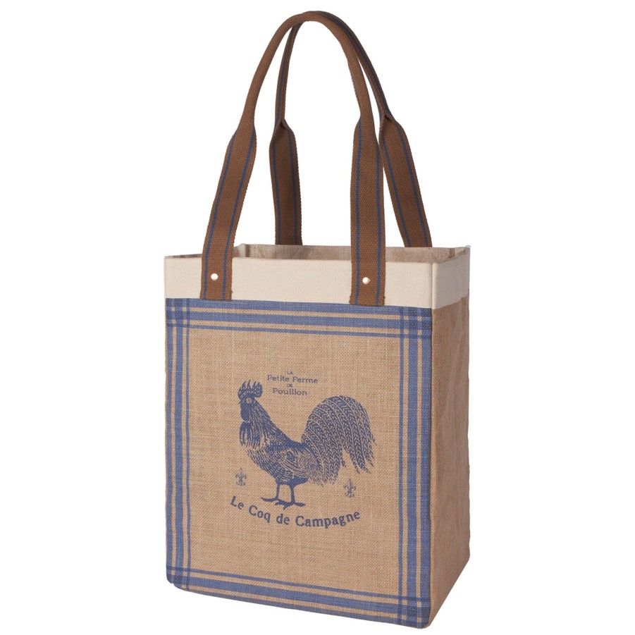 Wine Racks & Kitchen Storage JK Adams Storage Bags & Wraps | Rooster Francaise Jute Market Tote