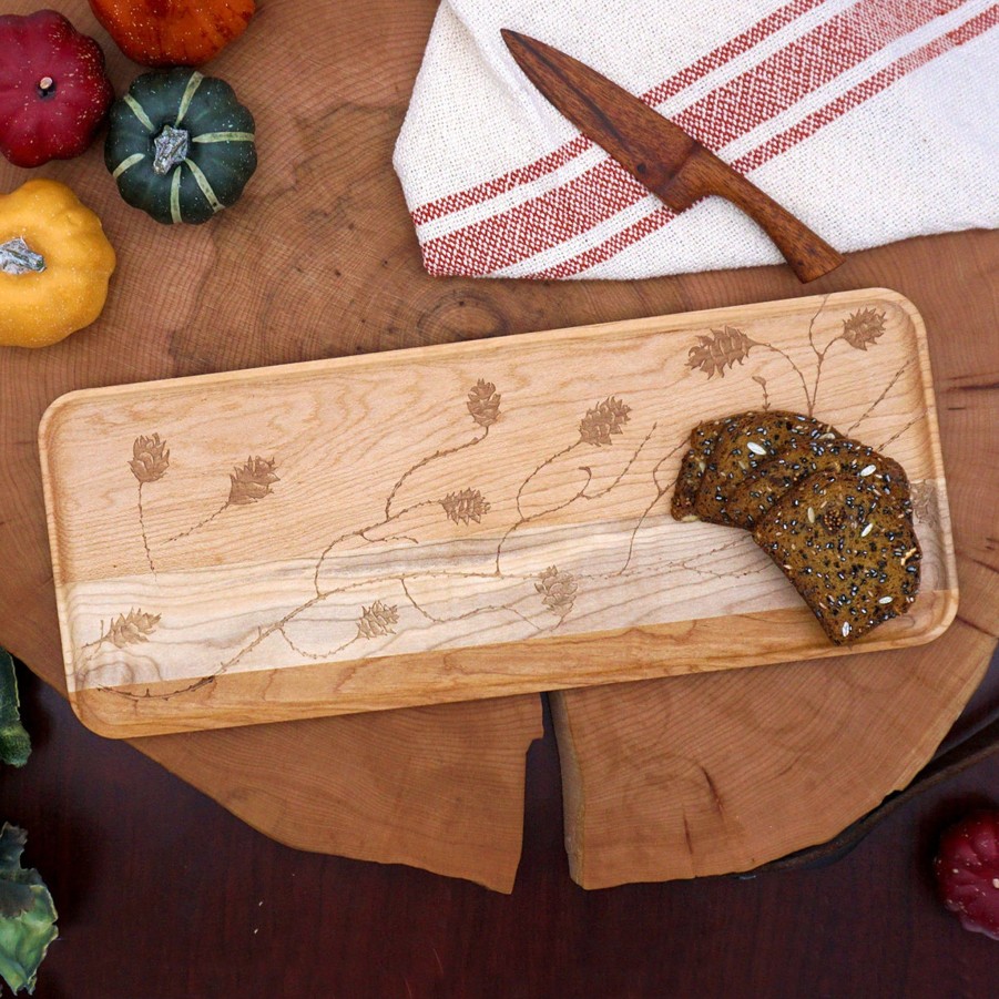 Serving & Tableware JK Adams Illustrated Serving Boards | Laura Zindel Maple Appetizer Tray