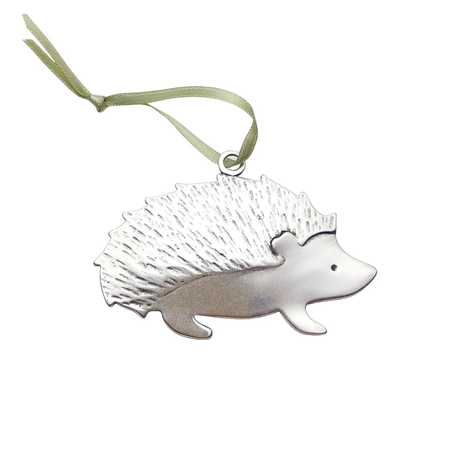 Decor JK Adams Ornaments | Pewter Ornament Hedgehog