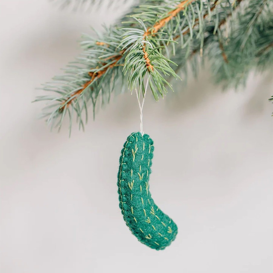 Decor JK Adams Ornaments | Felt Ornament Pickle