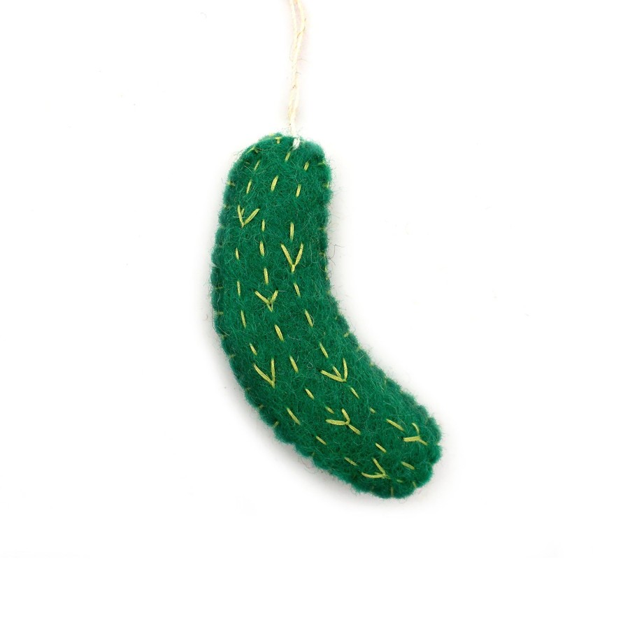 Decor JK Adams Ornaments | Felt Ornament Pickle