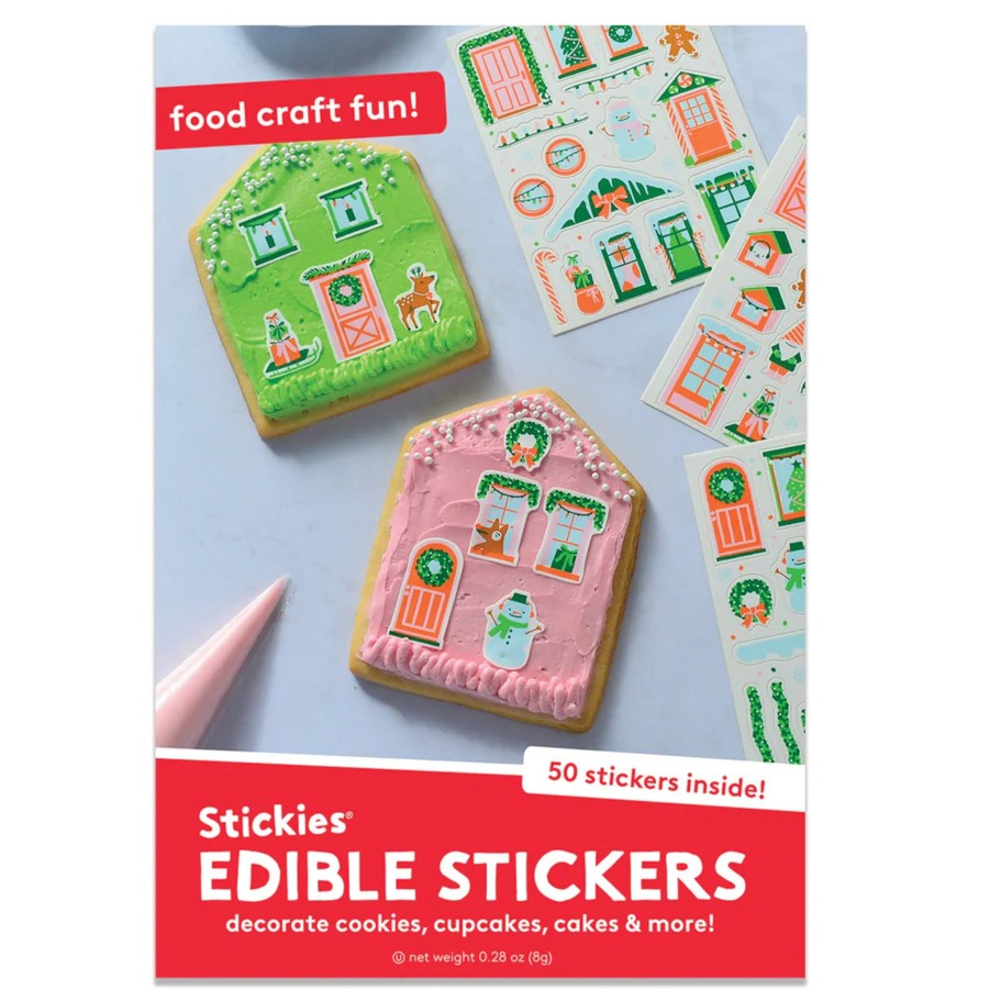 Baking & Cookware JK Adams Baking Ingredients | Holiday Village Edible Stickers