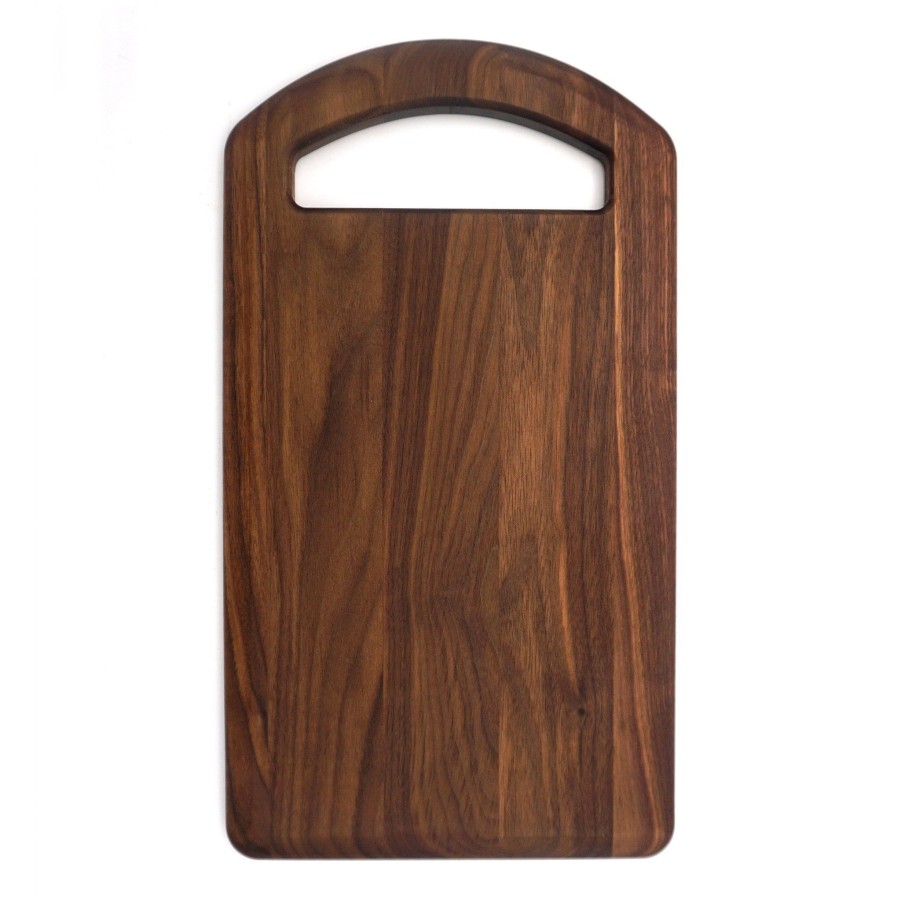 Carving & Cutting Boards JK Adams Prep Boards | Walnut Prep Board With Oval Handle