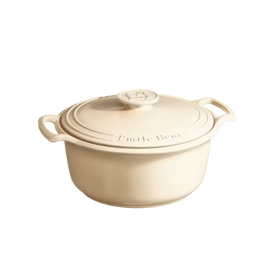 Baking & Cookware JK Adams Dutch Ovens | Emile Henry Sublime Cream Dutch Oven